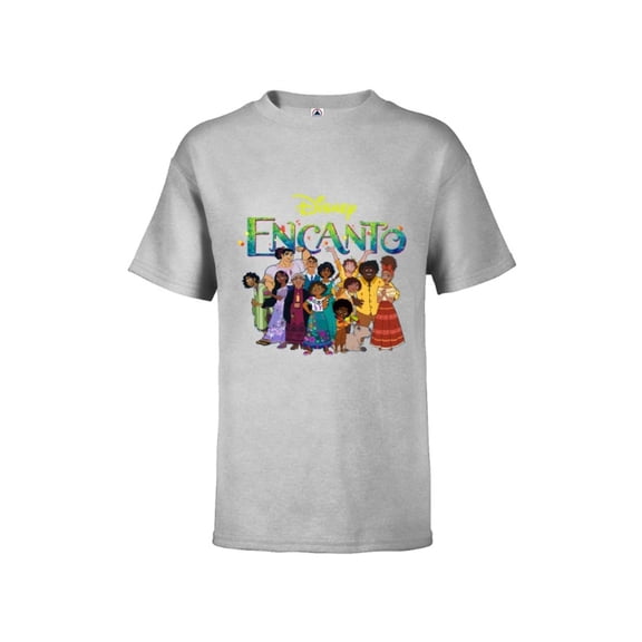 Disney Encanto Madrigal Family - Short Sleeve T-Shirt for Kids – Customized-Athletic Heather