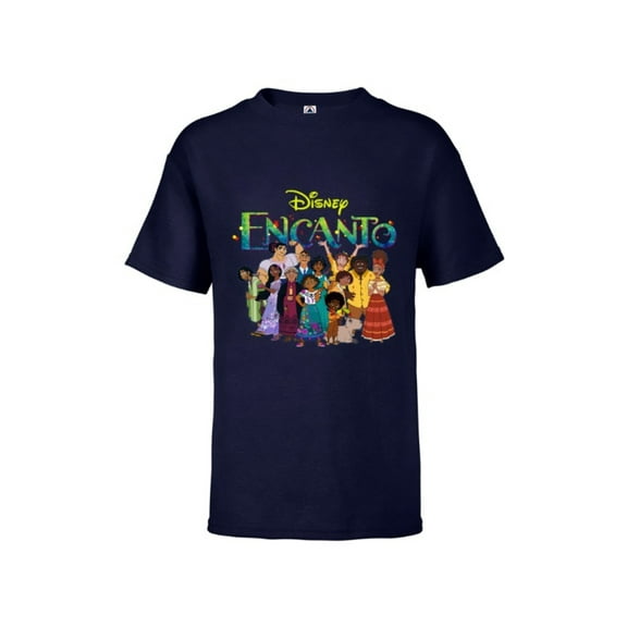 Disney Encanto Madrigal Family - Short Sleeve T-Shirt for Kids – Customized-Athletic Navy