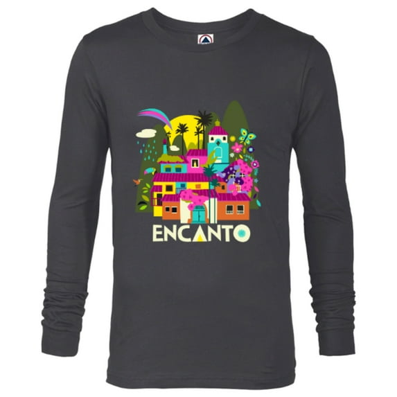 Disney Encanto Madrigal House - Long Sleeve T-Shirt for Men – Customized-Charcoal Heather
