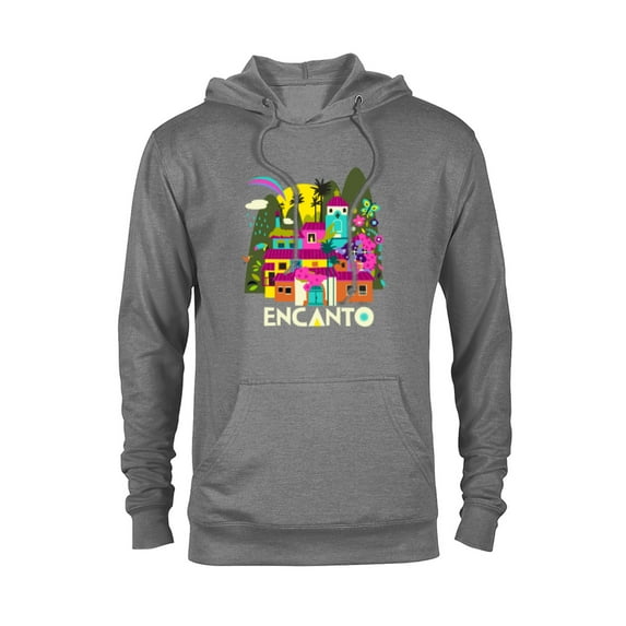 Disney Encanto Madrigal House - Pullover Hoodie for Adults – Customized-Graphite Heather