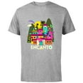 thumbnail image 1 of Disney Encanto Madrigal House - Short Sleeve Cotton T-Shirt for Adults - Customized-Athletic Heather, 1 of 5