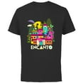 thumbnail image 1 of Disney Encanto Madrigal House - Short Sleeve Cotton T-Shirt for Adults - Customized-Black, 1 of 5