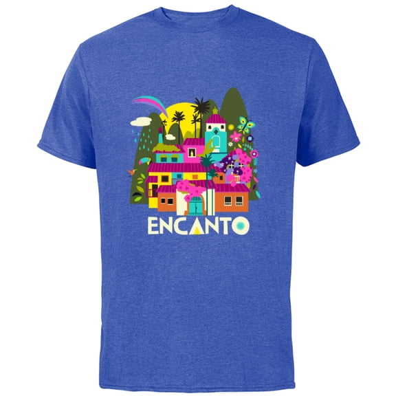 Disney Encanto Madrigal House - Short Sleeve Cotton T-Shirt for Adults - Customized-Royal Heather