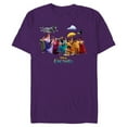 thumbnail image 1 of Disney Encanto Madrigal Magical Family Portrait - Short Sleeve Blended T-Shirt for Adults - Customized-Purple, 1 of 5