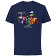 thumbnail image 1 of Disney Encanto Madrigal Magical Family Portrait - Short Sleeve Cotton T-Shirt for Adults - Customized-Navy, 1 of 5
