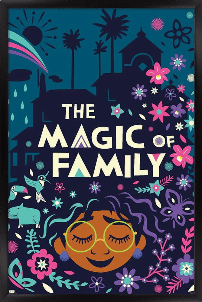 Disney Encanto - Magic Wall Poster, 22.375" x 34", Framed