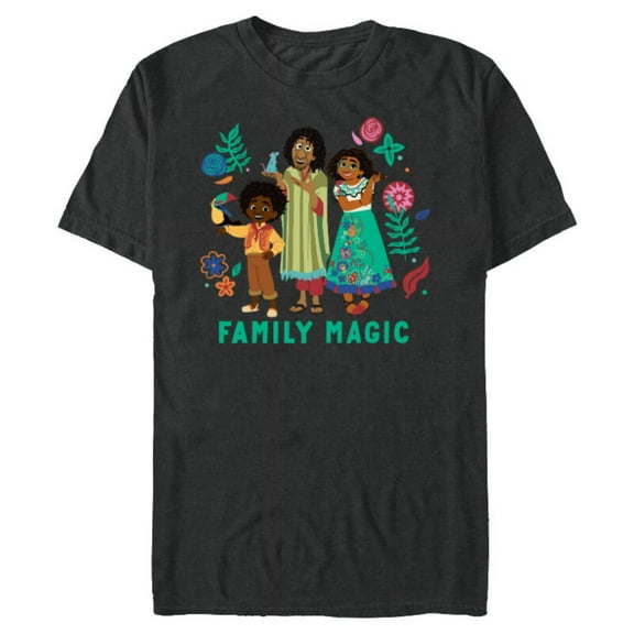 Disney Encanto Mirabel Bruno Antonio Madrigal Family Magic - Short Sleeve Blended T-Shirt for Adults - Customized-Dark Heather