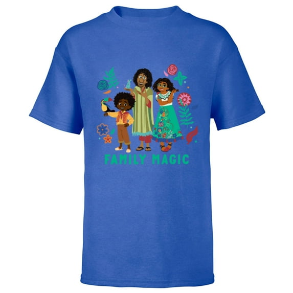Disney Encanto Mirabel Bruno Antonio Madrigal Family Magic - Short Sleeve T-Shirt for Kids - Customized-Royal