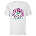 thumbnail image 1 of Disney Encanto Mirabel Flowers and Butterflies My Best Self - Short Sleeve T-Shirt for Kids - Customized-White, 1 of 5
