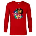 thumbnail image 1 of Disney Encanto Mirabel Flowers and Butterflies Paradiso - Long Sleeve T-Shirt for Men - Customized-New Red, 1 of 5
