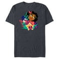 thumbnail image 1 of Disney Encanto Mirabel Flowers and Butterflies Paradiso - Short Sleeve Blended T-Shirt for Adults - Customized-Navy Heather, 1 of 5