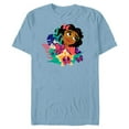 thumbnail image 1 of Disney Encanto Mirabel Flowers and Butterflies Paradiso - Short Sleeve Blended T-Shirt for Adults - Customized-Ocean Blue, 1 of 5