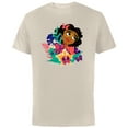 thumbnail image 1 of Disney Encanto Mirabel Flowers and Butterflies Paradiso - Short Sleeve Cotton T-Shirt for Adults - Customized-Natural, 1 of 5