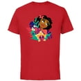 thumbnail image 1 of Disney Encanto Mirabel Flowers and Butterflies Paradiso - Short Sleeve Cotton T-Shirt for Adults - Customized-Red, 1 of 5