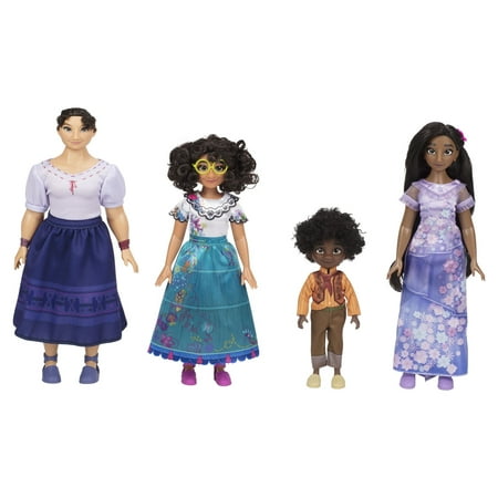 product image of Disney Encanto Mirabel, Isabela, Luisa & Antonio Fashion Doll Gift Set Walmart Exclusive Children Ages 3+