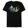 thumbnail image 1 of Disney Encanto Mirabel Isabela Luisa Family is Everything - Short Sleeve Blended T-Shirt for Adults - Customized-Black, 1 of 5