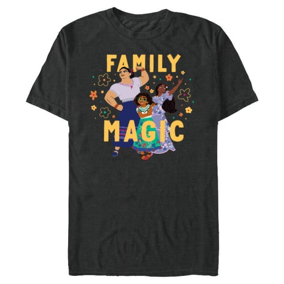Disney Encanto Mirabel Isabela Luisa Madrigal Family Magic - Short Sleeve Blended T-Shirt for Adults - Customized-Dark Heather