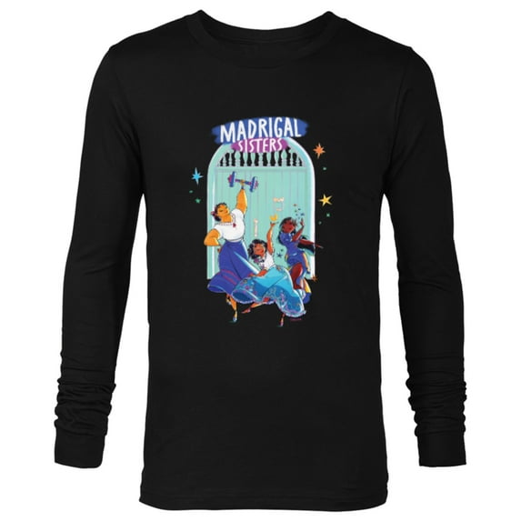 Disney Encanto Mirabel Isabela Luisa Madrigal Sisters Dance - Long Sleeve T-Shirt for Men - Customized-Black
