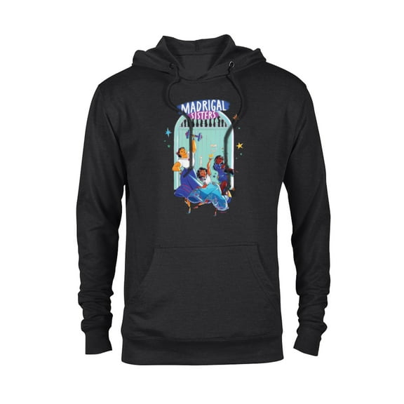 Disney Encanto Mirabel Isabela Luisa Madrigal Sisters Dance - Pullover Hoodie for Adults - Customized-Black
