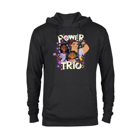Disney Encanto Mirabel Isabela Luisa Power Trio - Pullover Hoodie for Adults - Customized-Black