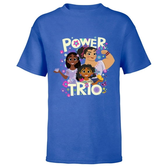 Disney Encanto Mirabel Isabela Luisa Power Trio - Short Sleeve T-Shirt for Kids - Customized-Royal