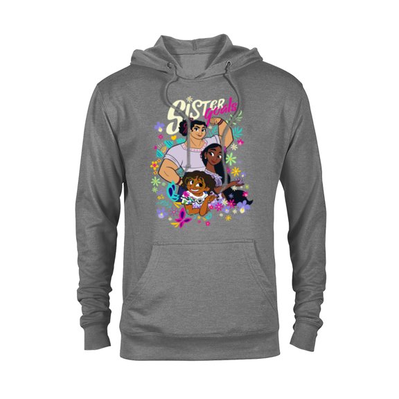 Disney Encanto Mirabel Isabela Luisa Sister Goals - Pullover Hoodie for Adults – Customized-Graphite Heather