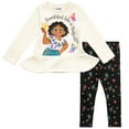thumbnail image 1 of Disney Encanto Mirabel Little Girls Sweatshirt and Leggings Outfit Set Toddler to Little Kid, 1 of 5