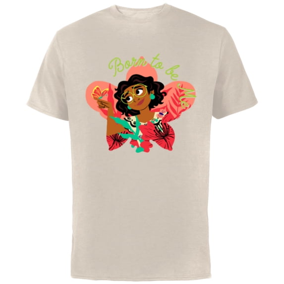 Disney Encanto Mirabel Madrigal Born To Be Me - Short Sleeve Cotton T-Shirt for Adults - Customized-Natural
