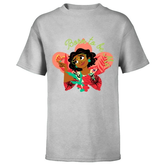 Disney Encanto Mirabel Madrigal Born To Be Me - Short Sleeve T-Shirt for Kids - Customized-Athletic Heather