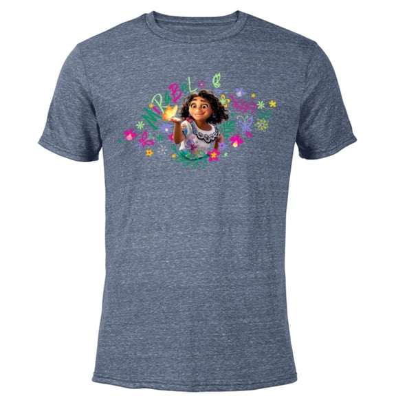 Disney Encanto Mirabel Madrigal Butterfly - Short Sleeve Blended T-Shirt for Adults - Customized-Navy Heather
