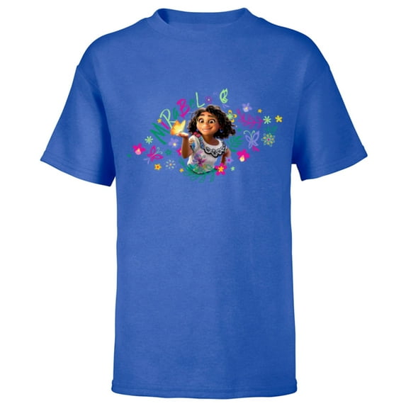 Disney Encanto Mirabel Madrigal Butterfly - Short Sleeve T-Shirt for Kids - Customized-Royal