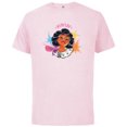 thumbnail image 1 of Disney Encanto Mirabel Madrigal Colorful Vibes Rebelde - Short Sleeve Cotton T-Shirt for Adults - Customized-Soft Pink, 1 of 5