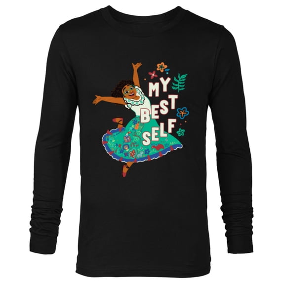 Disney Encanto Mirabel Madrigal Dancing My Best Self - Long Sleeve T-Shirt for Men - Customized-Black