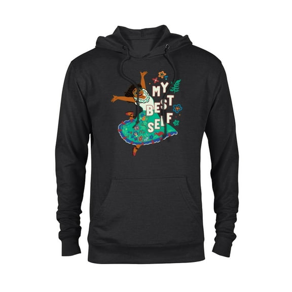 Disney Encanto Mirabel Madrigal Dancing My Best Self - Pullover Hoodie for Adults - Customized-Black