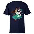 thumbnail image 1 of Disney Encanto Mirabel Madrigal Dancing My Best Self - Short Sleeve T-Shirt for Kids - Customized-Navy, 1 of 5