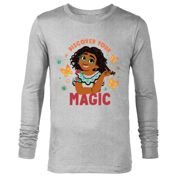 Disney Encanto Mirabel Madrigal Discover Your Magic - Long Sleeve T-Shirt for Men - Customized-Athletic Heather