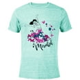 thumbnail image 1 of Disney Encanto Mirabel Madrigal Floral Lilac Purple - Short Sleeve Blended T-Shirt for Adults - Customized-Ocean Blue, 1 of 5