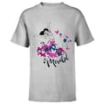 thumbnail image 1 of Disney Encanto Mirabel Madrigal Floral Lilac Purple - Short Sleeve T-Shirt for Kids - Customized-Athletic Heather, 1 of 5