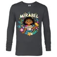thumbnail image 1 of Disney Encanto Mirabel Madrigal Floral - Long Sleeve T-Shirt for Men - Customized-Charcoal Heather, 1 of 5