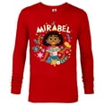 thumbnail image 1 of Disney Encanto Mirabel Madrigal Floral - Long Sleeve T-Shirt for Men - Customized-New Red, 1 of 5