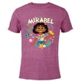 thumbnail image 1 of Disney Encanto Mirabel Madrigal Floral - Short Sleeve Blended T-Shirt for Adults - Customized-Purple, 1 of 5