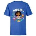 thumbnail image 1 of Disney Encanto Mirabel Madrigal Floral - Short Sleeve T-Shirt for Kids - Customized-Royal, 1 of 5