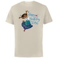 thumbnail image 1 of Disney Encanto Mirabel Madrigal Happy Birthday to Me! - Short Sleeve Cotton T-Shirt for Adults - Customized-Natural, 1 of 5