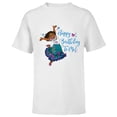 thumbnail image 1 of Disney Encanto Mirabel Madrigal Happy Birthday to Me! - Short Sleeve T-Shirt for Kids - Customized-White, 1 of 5
