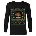 thumbnail image 1 of Disney Encanto Mirabel Madrigal Ugly Christmas Sweater - Long Sleeve T-Shirt for Men - Customized-Black, 1 of 5