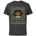 thumbnail image 1 of Disney Encanto Mirabel Madrigal Ugly Christmas Sweater - Short Sleeve Cotton T-Shirt for Adults - Customized-Charcoal, 1 of 5