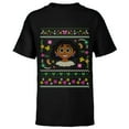 thumbnail image 1 of Disney Encanto Mirabel Madrigal Ugly Christmas Sweater - Short Sleeve T-Shirt for Kids - Customized-Black, 1 of 5