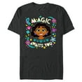 thumbnail image 1 of Disney Encanto Mirabel Magic Awaits You - Short Sleeve Blended T-Shirt for Adults – Customized-Dark Heather, 1 of 5