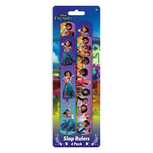 Disney Encanto Mirabel Slap Bracelet Ruler, 4 Count, 6.5-inches Long by ...