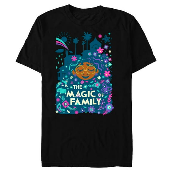 Disney Encanto Mirabel The Magic of Family Standard - Short Sleeve Blended T-Shirt for Adults – Customized-Black